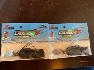 CHILI DOG snag resistant 1/2oz. BLADED JIG Lot x2pk CrossEyeZ ChatterBait ZMan - Picture 1 of 4
