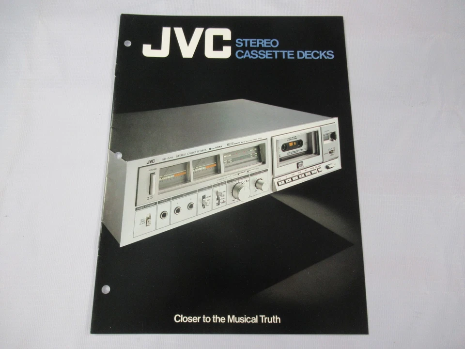 JVC Vintage Cassette Deck KD-A8 KD-A77 KDA66 KD-A55 Catalogue Original Japan - Image 1 of 4