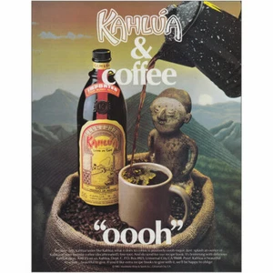 1983 Kahlua and Coffee: Oooh Vintage Print Ad - Picture 1 of 1