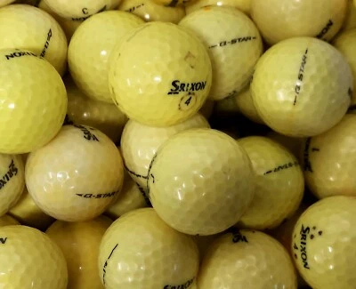 36 pelotas de golf AAA Srixon Q Star/Qstar Tour usadas amarillas ¡ESTADO 3A!! Foto 1 de 4
