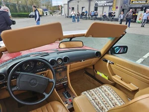 NEW R107 Sun Visor for R107 Mercedes SL 350SL 380SL 420SL 450SL 500sl PALOMINO - Picture 1 of 5