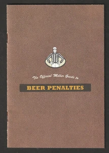 Vintage 1970's Miller Light Beer Penalties Promo Booklet JU23 - Picture 1 of 3