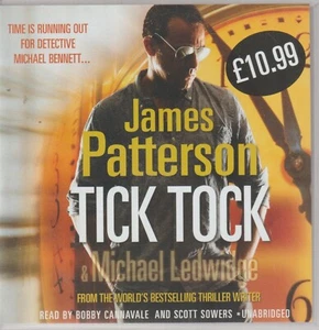 Tick Tock - James Patterson & Michael Ledwidge, 6 CD Unabridged Audiobook - Foto 1 di 2