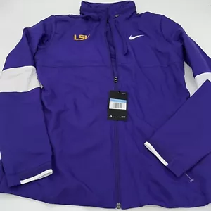 Nike LSU Tigers Sideline Full Zip Team Jacket Women's M Purple NwT - Picture 1 of 4
