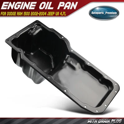 Cacerola de aceite del motor para camioneta Dodge Ram 1500 2002 2003 2004 V8 4,7 L 53020678AD Foto 1 de 4