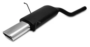 muffler for BMW E46 6 cyl Coupe 323i 125kW 1998-2005 Single Tip 145x75mm - Picture 1 of 2