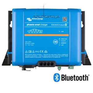 Caricabatterie Victron Phoenix Smart 12V 50A 3 Uscite IP43 Bluetooth - Nautica