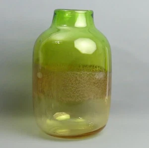 "JARRÓN DE VIDRIO ARTÍSTICO ROSENTHAL ""ESCENARIO DE LA TIERRA"" 32 cm ALTO - Imagen 1 de 5