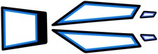 Jconcepts F2 Xb2 "ExactTrim" Profesional Window Trim Paint Mask