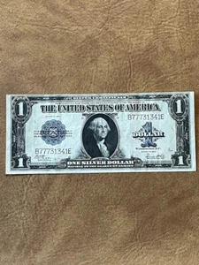 1923 US $1 Silver Certificate Blue Seal Large Bill One Dollar Currency Note Nice - Picture 1 of 13