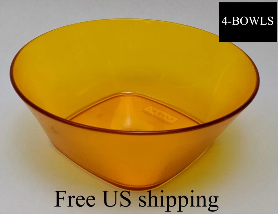 Ensaladeras Bodum Plástico Naranja Paquete de 4 Foto 1 de 4