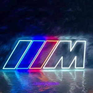 BMW M Series Neon Lighted Sign - Picture 1 of 1