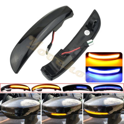 Luz intermitente LED dinámico intermitente intermitente luz de giro para Ford Focus Kuga / Escape 2013-2018 - Imagen 1 de 4