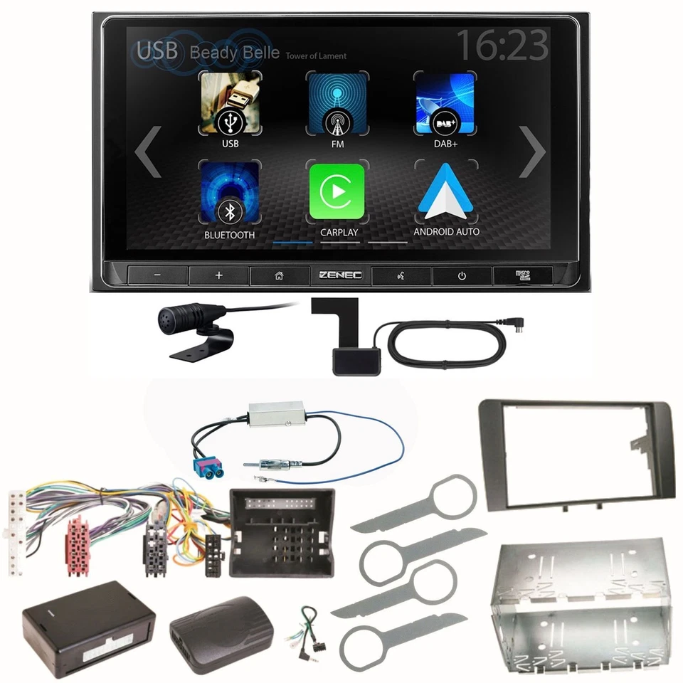 ZENEC Z-N538 Android Auto CarPlay Digitalradio Einbauset für Audi A3 8P 8PA - Bild 1 von 1