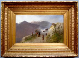 Fasanotti Gaetano - Italien-Mailänder Maler 1866 - Ausflug ins Gebirge - Bild 1 von 16