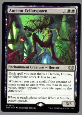 Ancient Cellarspawn 0016 Non Foil Rare Duskmourn MTG Near Mint - Image 1 of 2