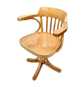 Vintage Desk Chair Radomsko for Thonet, Bentwood, Swivel, Adjustable, 1960s - Picture 1 of 15