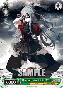 Blanco Negro BD/W125-T04R "Quaerere Lumina" Oblivionis RRR Bang Dream - Imagen 1 de 2
