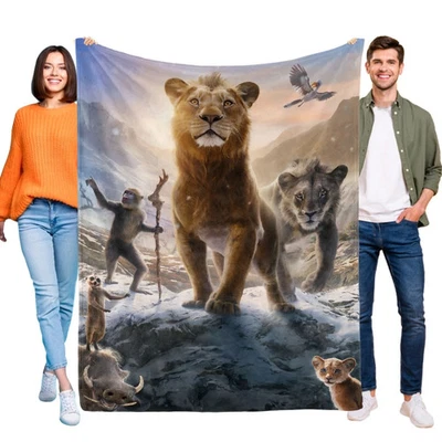 Mufasa The Lion King Blanket, Fleece Blanket - Image 1 of 4