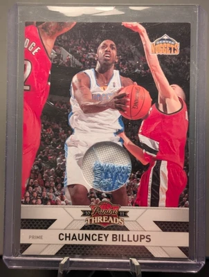2010-11 Panini Threads #110 -  Chauncy Billups Two Color Thread Patch 50/50 - Image 1 of 3