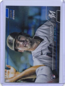 2022 Topps Stadium Club Chrome - Nick Fortes #187 (RC) Miami Marlins - Picture 1 of 2