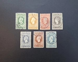Netherlands 1913 - "Jubilee" - 5 to 25 ct - beautiful used stamps - Picture 1 of 2