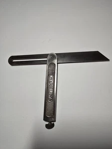 Vintage Stanley Schieben 8" T Fase Vierkant Ganzstahl Pat'D 7-14-08 USA - Bild 1 von 13