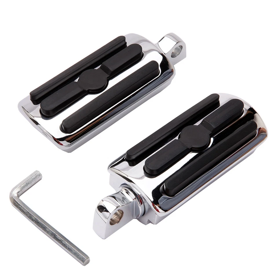 Motorcycle Foot Pegs Rest Pedals For Honda Shadow Aero VLX Spirit VT750 VT1100 Foto 1 de 4