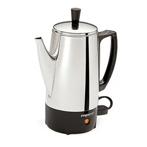  02822 6-Cup Stainless-Steel Coffee Percolator  - Picture 1 of 6