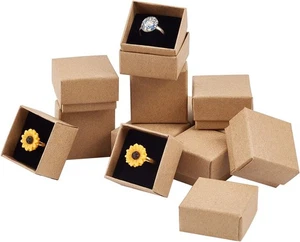 Paquete de 48 cajas de regalo de anillos PH PandaHall, joyería multicolor de 1,5 x 1,5 x 1,1 pulgadas  - Imagen 1 de 9