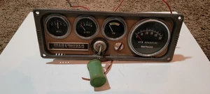 Panel de instrumentos de barco Mercruiser usado de colección velocímetro amperios de presión de aceite temperatura - Imagen 1 de 9