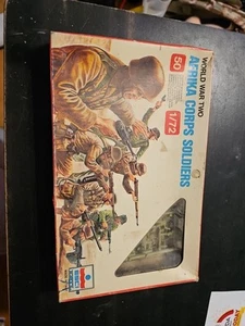 1/72 WW2 German Afrika Corps Soldaten Figuren Set - Open Box - Bild 1 von 2