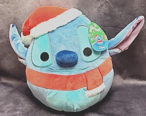 Disney Stitch Original Squishmallow 12 Zoll Weihnachten Sammlerstück Stofftier Plüsch Neu mit Etikett - Bild 1 von 7