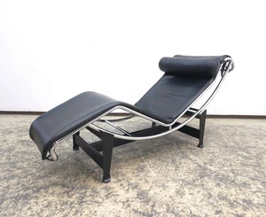 Cassina lc4 Lederliege Designersessel Chaise Perriand Le Corbusier Schwarz - Bild 1 von 12