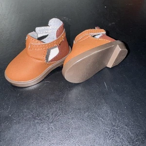 American Girl Doll TENNEY Grant Meet Outfit - Zapatos de bota marrón solo 2018 - Imagen 1 de 2