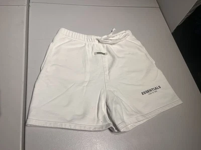 Pantalones Cortos Essentials Para Hombre Medianos Blancos Miedo a Dios Baloncesto Gimnasio Sudor Algodón Poliéster Foto 1 de 4