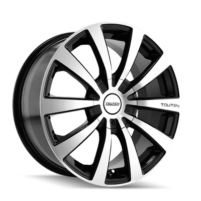 Juego de 4 ruedas 16x7 Touren TR3 negras/mecanizadas 4x100/4x4,5 (42 mm) Foto 1 de 4