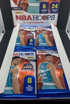 (1) Hobby Pack 2020-21 NBA Hoops Basketball - Tyrese Haliburton RC? Kobe Prizm? - Image 1 of 4