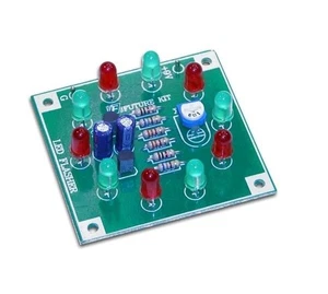 10 LED Licht Ring Blinker Kit Elektronik Projekt Bausatz - Bild 1 von 1