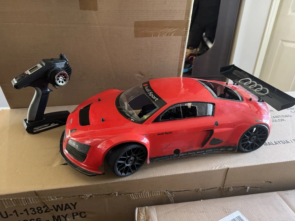 Kyosho Inferno GT2 Audi ReadySet On-Road RTR Nitro Car - Image 1 of 4