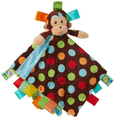 Mary Meyer Dazzle Dots Character Blanket, Monkey - Image 1 of 4