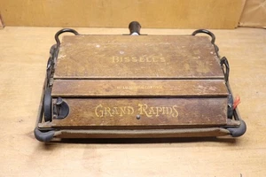 Vintage Antique Bissell's Grand Rapids Wood Carpet Sweeper - Picture 1 of 10