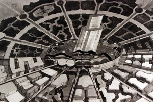 EPCOT Vintage Concept Print Walt Disney 1966 WED Enterprises City of the Future - Picture 1 of 10