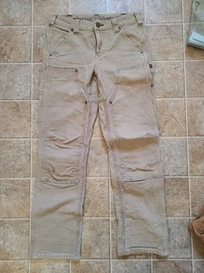 Dovetail Workwear Pants Womens (6) 28x28 Double Knee Cargo Britt Utility Canvas - Picture 1 of 3