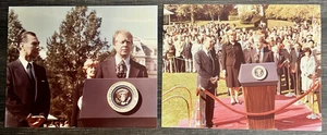 1977 President Jimmy Carter Belgium Prime Minister Leo Tindemans Photos Lot 2 - Picture 1 of 17