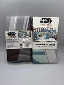 Star Wars: Il Mandaloriano Il Bambino Federa Reversibile Lotto di 2 - Foto 1 di 3