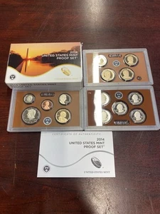 United States Mint Proof Set Year 2014 OGP 14 Coin set with COA - Picture 1 of 1