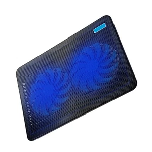 17 Inches Notebook Cooler Electric Cooling Pad Pc Thin Laptop Fan - Zdjęcie 1 z 12