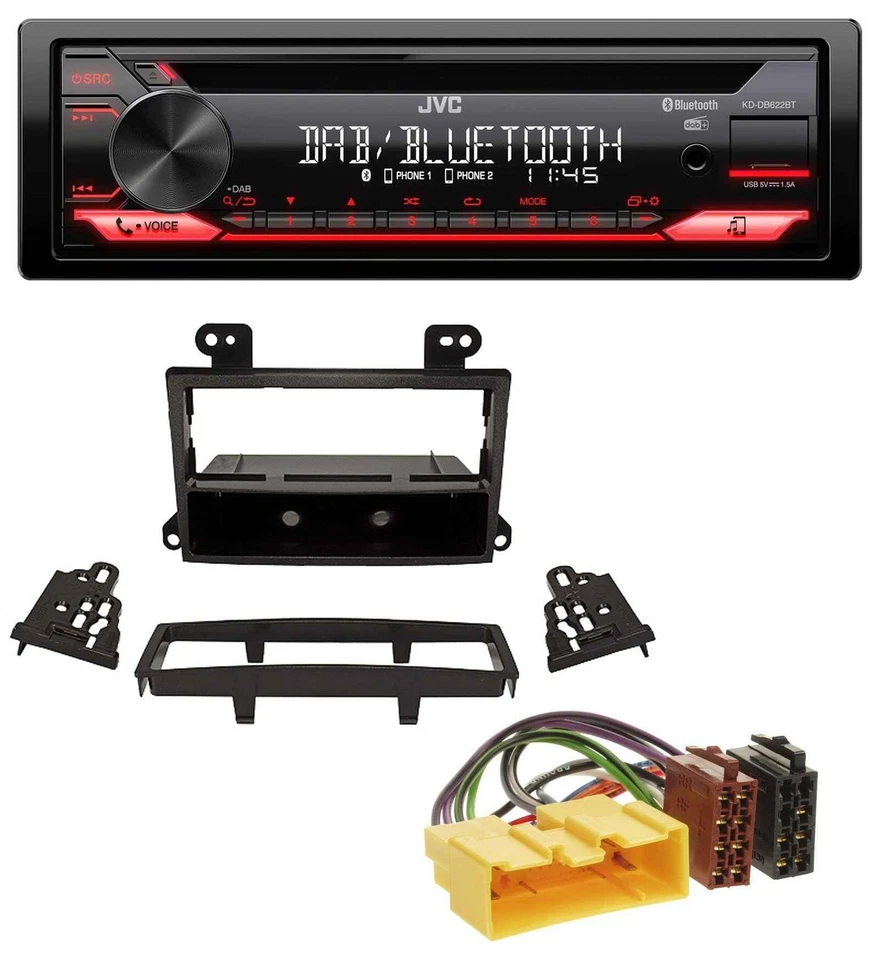 JVC CD DAB USB Bluetooth MP3 Autoradio für Mazda MPV (2000-2006) - Bild 1 von 4