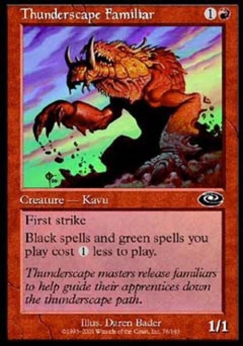 Thunderscape Familiar - Light Play MTG Planeshift - Image 1 of 1